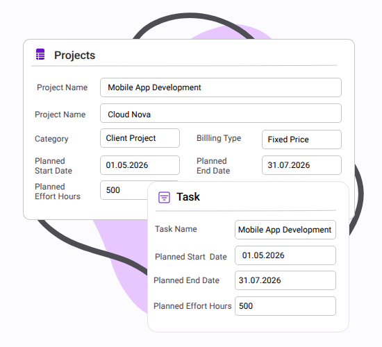 Project and Task Planning in Project Essential